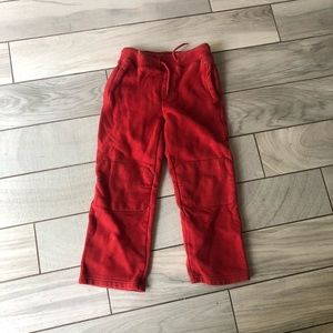 Gymboree boys red sweat pants size 7
